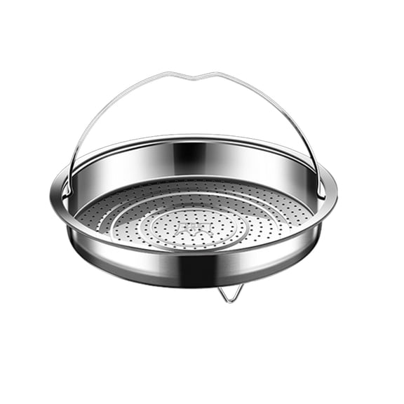 Niceminiwall Stainless Steel Food Steamer Basket with Handle Cooker Steaming Grid Drainer S