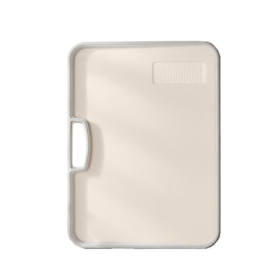Niceminiwall Sturdy Kitchen Cutting Board with Unique Angled Edge and Grinding Area 28*40cm