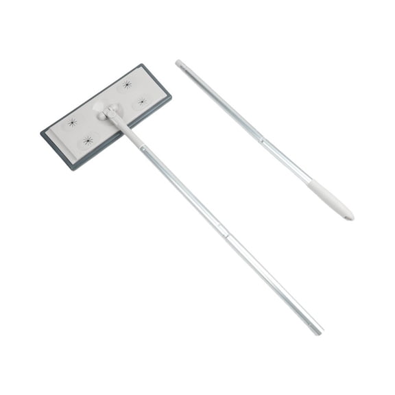 Niceminiwall Telescopic Mop Clip-on Dust Pad Telescopic Aluminum Rod Adjustable Length