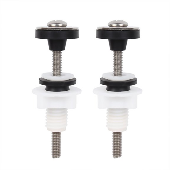 Niceminiwall Toilet Installation Close Coupling Bolts Bolts Diameter M6 Practical Use Secures Toilet Tank Easy Installation Locking Nuts