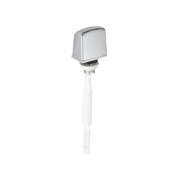 Niceminiwall Toilet Tank Button ABS Chrome Toilet Flush Lever Switch Button Side Front Replacement Push Button for Bathroom