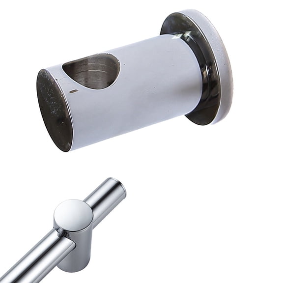 Niceminiwall Wall Rod Bracket Shower Fitting Wall Bracket Riser Bracket for Bathroom Hole Dia 22mm Accessories Brass Chrome