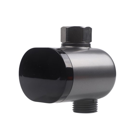Niceminiwall Water Thermometer 5.8*2*6.8cm with LED Display Shows Temperature for Showers,bathtubs, Faucets with Water Flow Power Generation