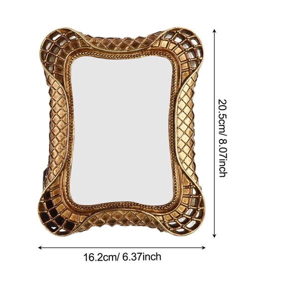 Niceminiwall gold lace resin photo frame, suitable for 6-inch photos, home for dcor