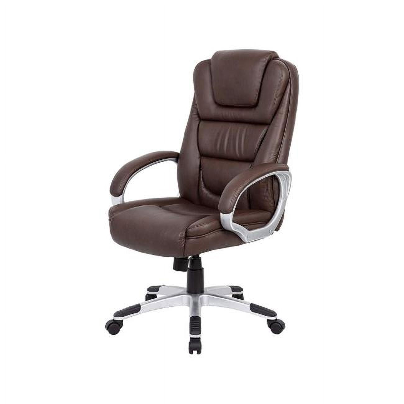 Nicer Furniture AP1861BB High Back PU Leather Executive Office Chair