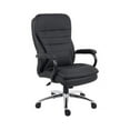 thumbnail image 1 of Nicer Furniture AP999L Big & Tall Executive Office Chair for Heavy Duty Big Man Black - Real Leather, 1 of 2