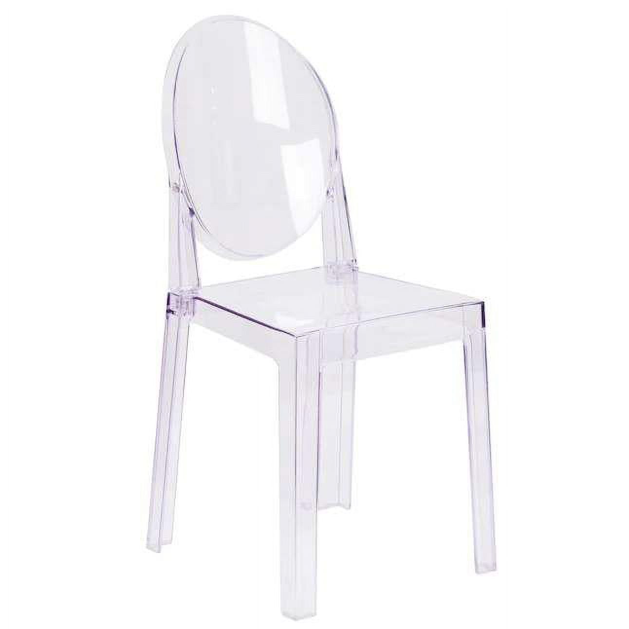 Clear Transparent Polycarbonate Modern Side Dining Chair