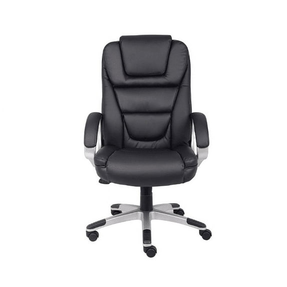 Nicer Furniture High Back PU Leather Executive Office Chair - Black