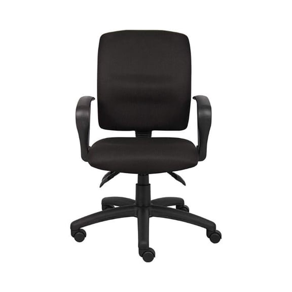 Nicer Furniture AP237F Multi-Function Adjustable Loop Arms Office Chair - Fabric