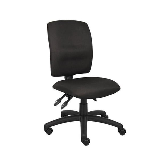 Nicer Furniture AP235F Multi-Function Middle Back Ergonomic Office Chair without Arms - Fabric