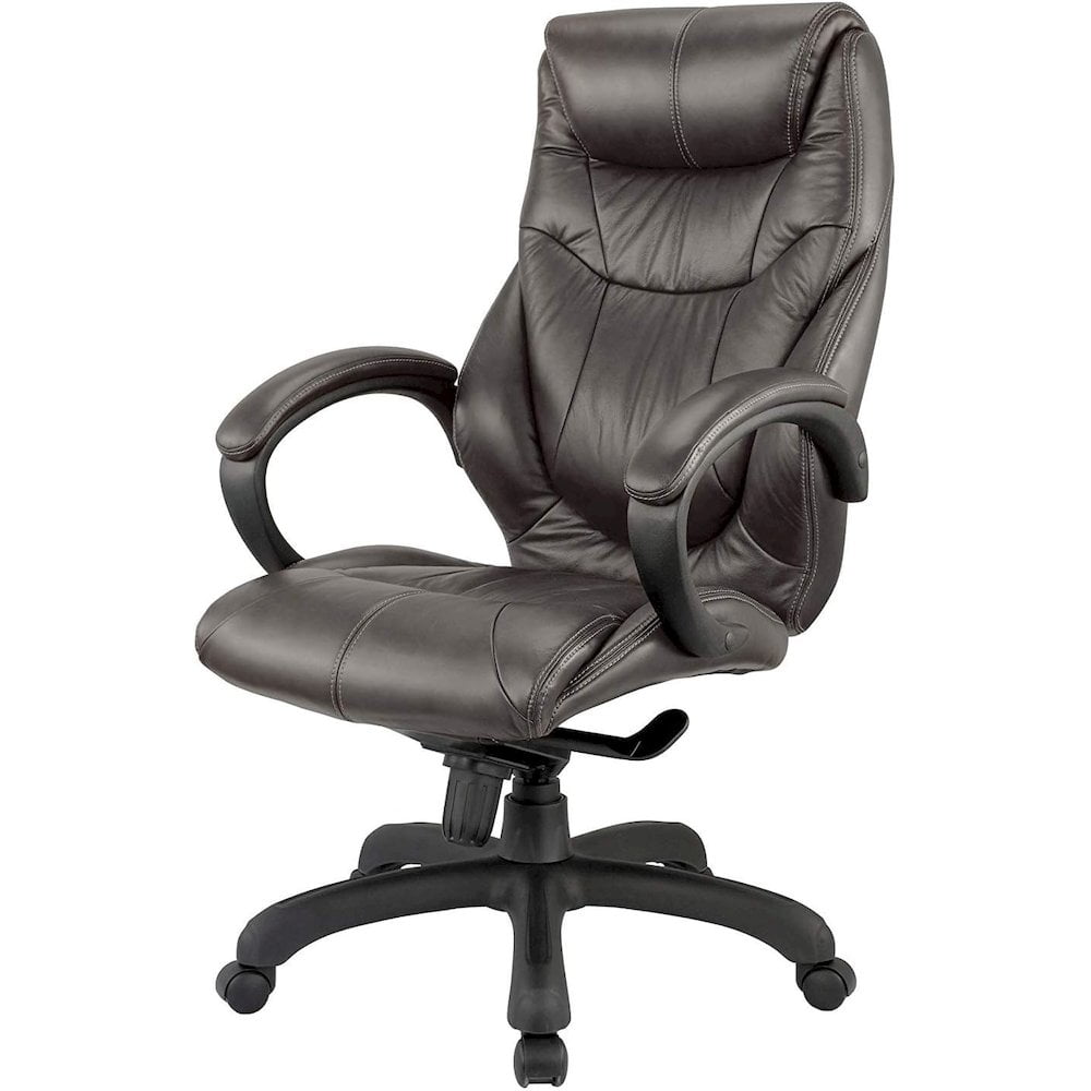 Black High Back Swivel Leather Executive Chair