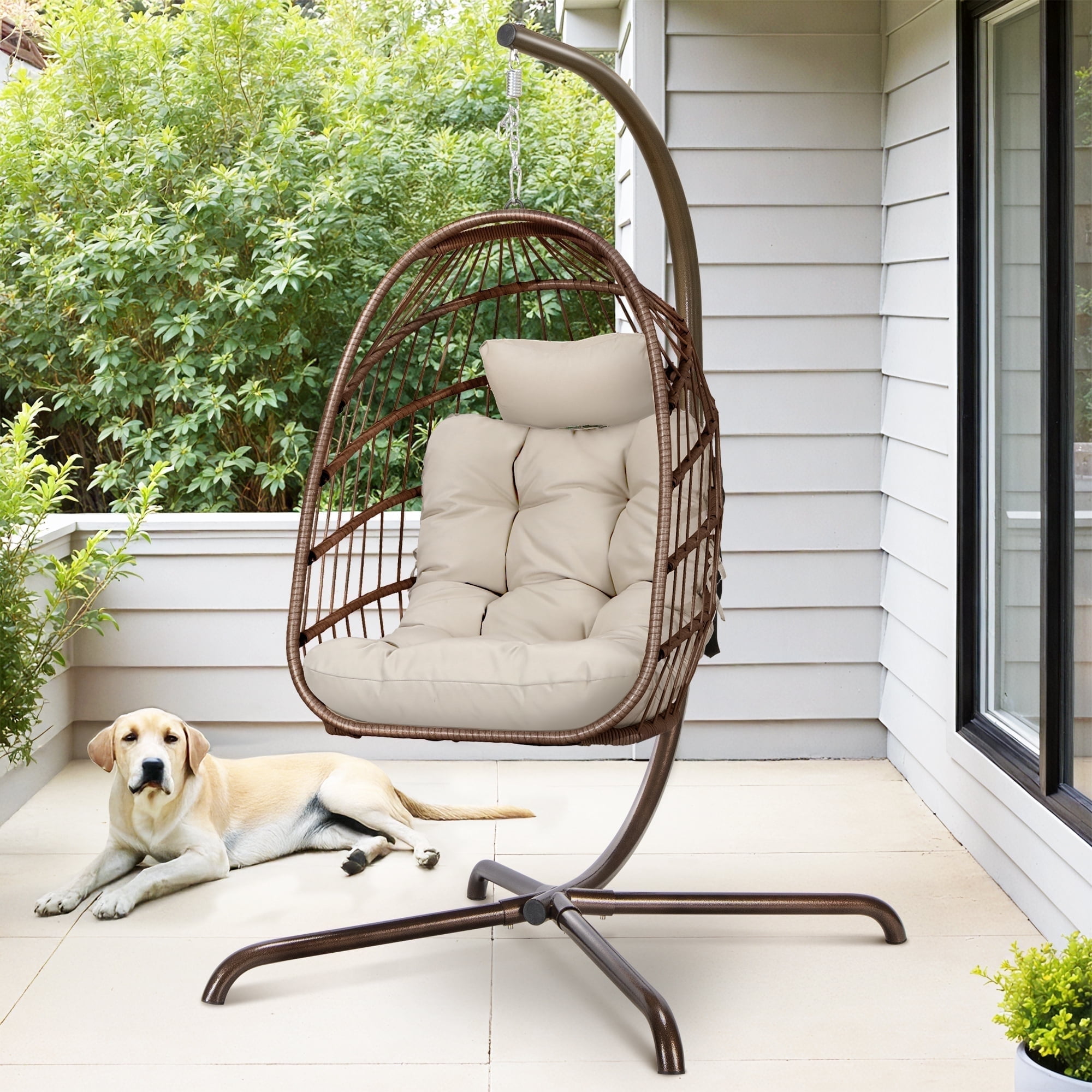 Member Mark Swing Chair With Cup Holder Member's Mark Woven