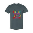 thumbnail image 1 of Nicest Mean Teacher Ever A Funny Sarcastic School Humor Saying Unisex T-Shirt, up to size 5XL, 1 of 2