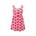 thumbnail image 1 of Niceyoeuk Women Cami Nightgown Sleeveless Heart Print Strappy Nightdress, 1 of 9