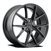 Niche 1PC Aluminum Rim M117 MISANO 20X10in Matte Black Finish, M117200065+40