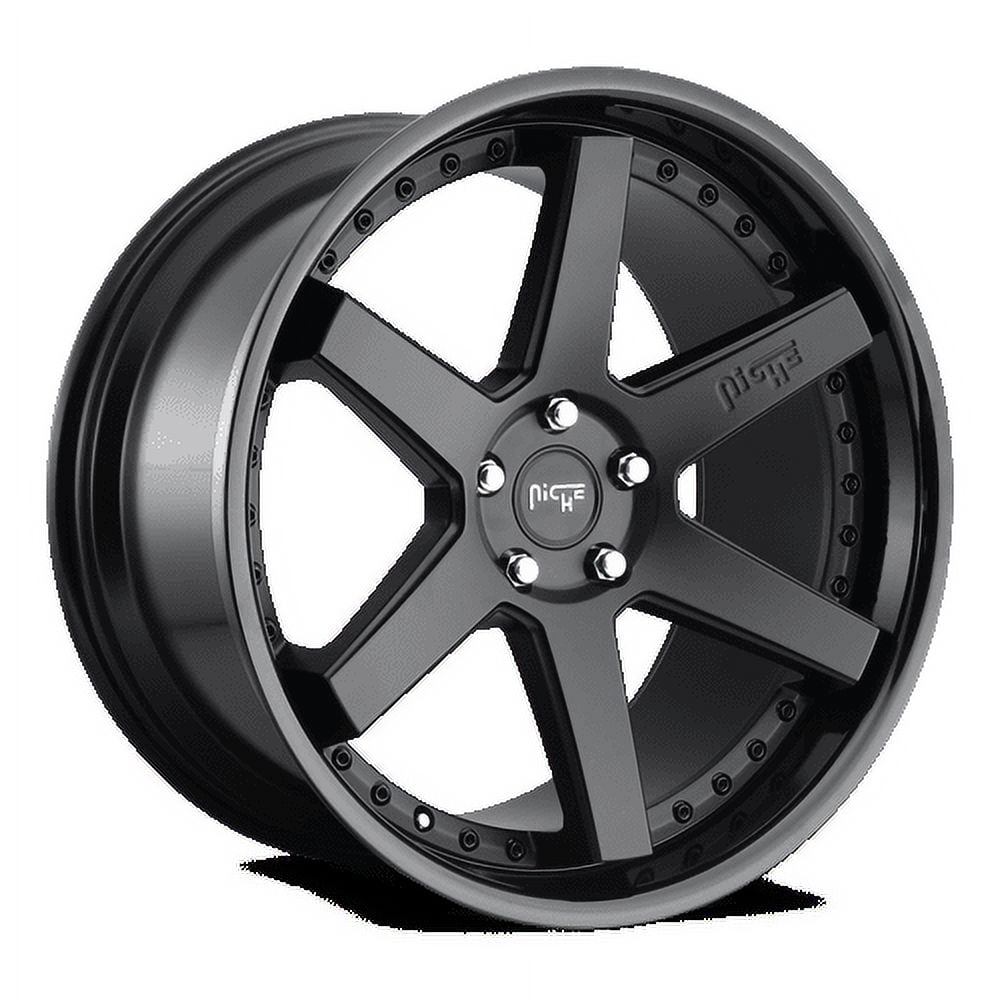 Niche 1PC Aluminum Rim M192 ALTAIR 19X8.5in Gloss Black Matte Black ...