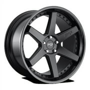 Niche 1PC Aluminum Rim M192 ALTAIR 19X8.5in Gloss Black Matte Black Finish, M192198565+35