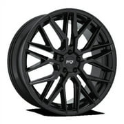 Niche 1PC حافة الألومنيوم M224 GAMMA 24X10in Gloss Black Finish، M224240011 + 35
