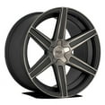 thumbnail image 1 of Niche 1PC Aluminum Rim M236 CARINA 24X10in Matte Machined Double Dark Tint Finish, M2362400B4+25, 1 of 3