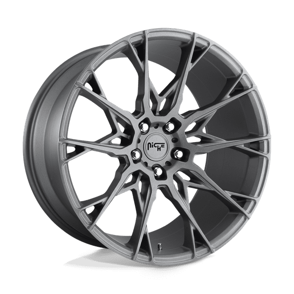 Niche 1PC Cast Aluminum Rim M182 20X10.5 5X112 MT-ANTH 27MM, M182200543+27