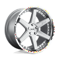 thumbnail image 1 of Niche 1PC Cast Aluminum Rim M193 20X9 5X120 GL-SLVR 35MM, M193209021+35, 1 of 3