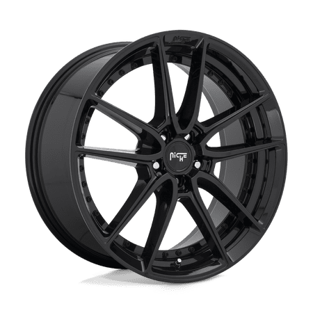 Niche 1PC Cast Aluminum Rim M223 22X10.5 5X5.0 GL-BLK 35MM, M223220575+35