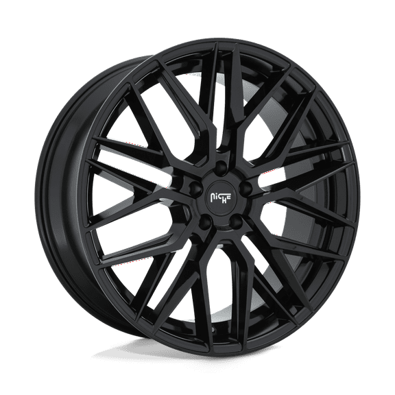 Niche 1PC Cast Aluminum Rim M224 24X10 5X130 GL-BLK 35MM, M224240029+35