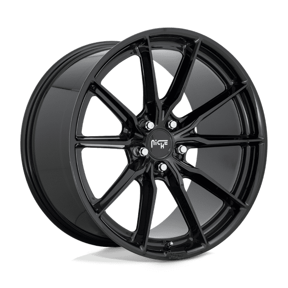 Niche 1PC Cast Aluminum Rim M240 20X10.5 5X112 GL-BLK 40MM, M240200543+40