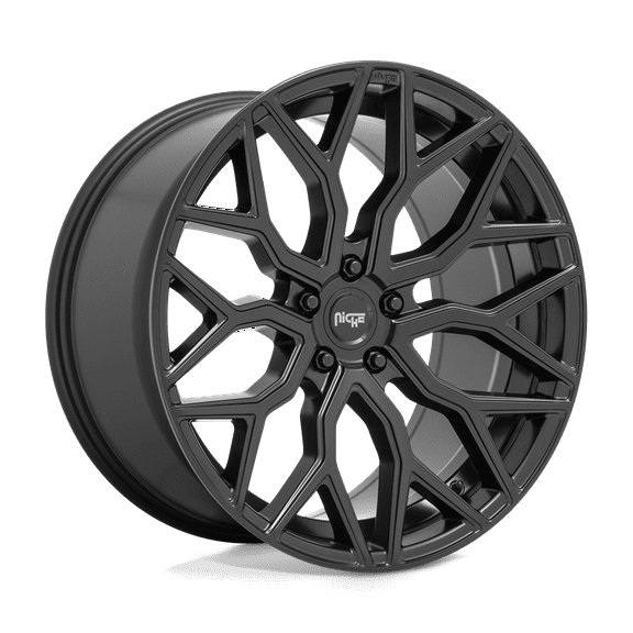 Niche 1PC Cast Aluminum Rim M261 19X9.5 5X4.5 MT-BLK 35MM, M261199565+35