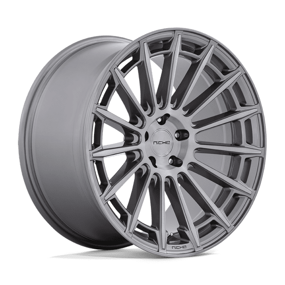Niche 1PC Cast Aluminum Rim M276 20X9 5X120 PLATINUM 18MM, M276209021+18