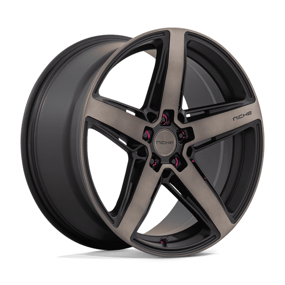 Niche 1PC Cast Aluminum Wheel M271 20x10.5 5x112 M-BLK DDTC-FC 40mm, M271200544+40