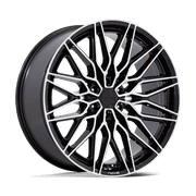 Niche 1PC Cast Aluminum Wheel M278 22x9.5 6x135 G-BLK-MCH 30mm, NC278BD22956330