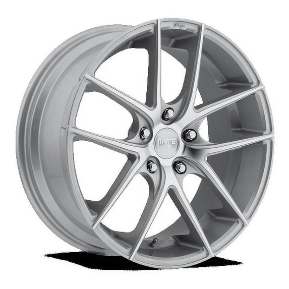 Niche 1Pc M131 Targa 20X10 5X114.3 40Et 66.56Cb Gloss Silver Machined Wheel