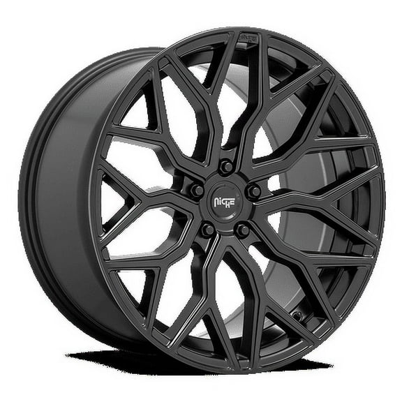Niche 1Pc M261 Mazzanti 20X9 5X112 27Et 66.56Cb Matte Black Wheel