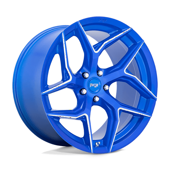 Niche 1Pc M268 Torsioni 20X10.5 5X114.3 40Et 66.56Cb Anodized Blue Milled Wheel
