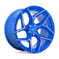 thumbnail image 1 of Niche 1Pc M268 Torsioni 20X9 5X120 35Et 72.56Cb Anodized Blue Milled Wheel, 1 of 3
