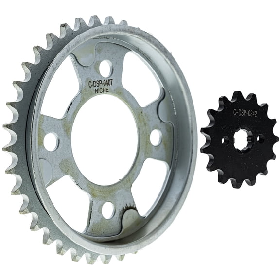 Niche 420 Pitch Front 15T Rear 38T Drive Sprocket Kit for Honda Grom 125 MK1014430