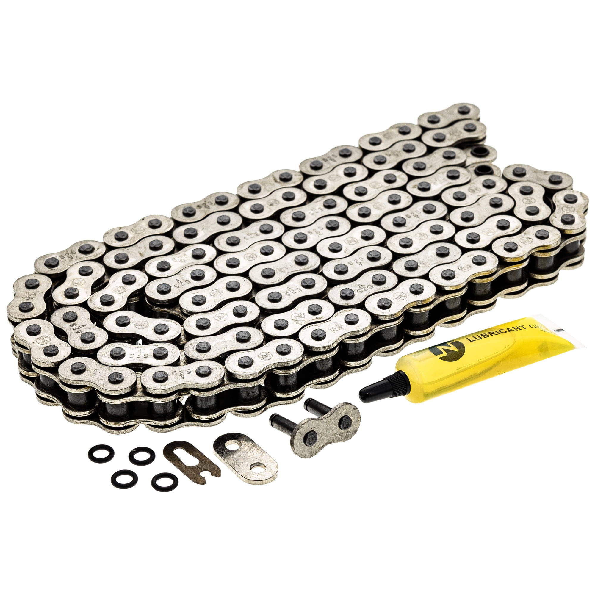 Niche 525 Drive Chain 112 Links O-Ring With Master Link for Motorcycle ...