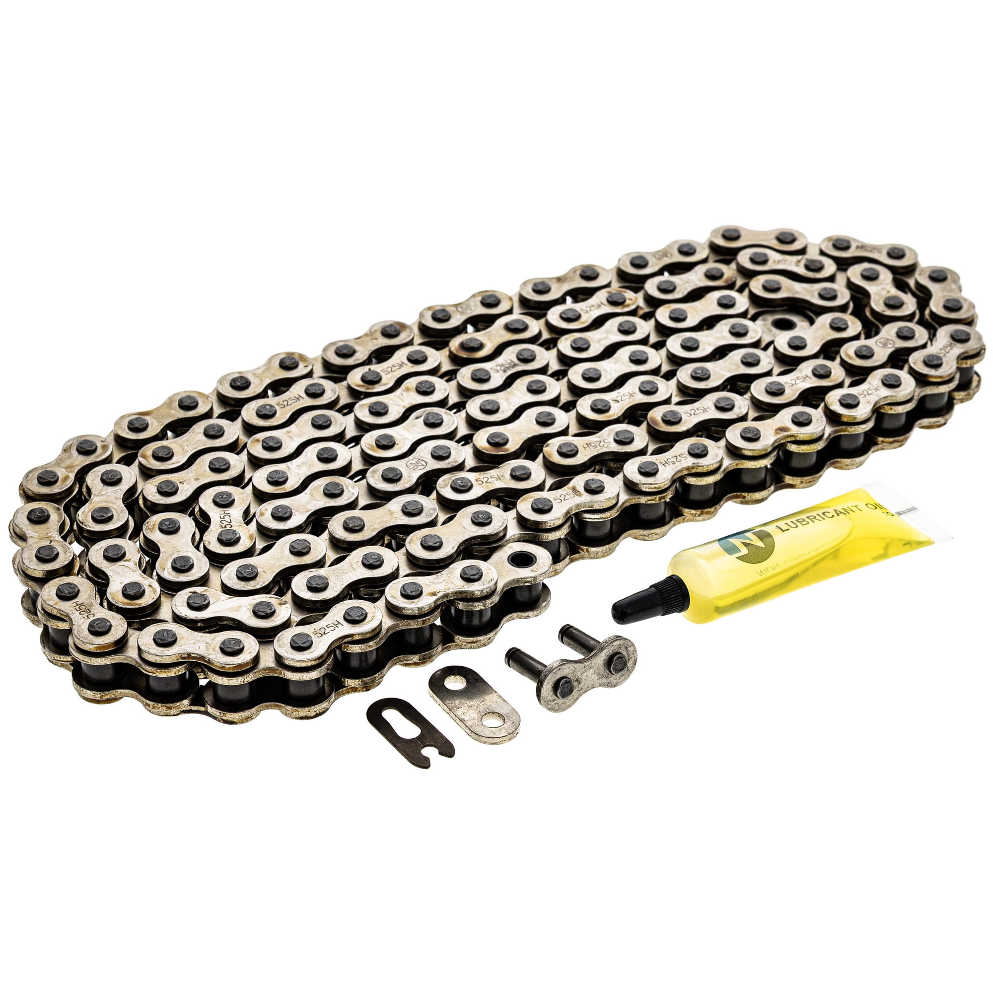 Niche 525 Drive Chain, 122 Links, Non O-Ring, Master Link, Motorcycle ...