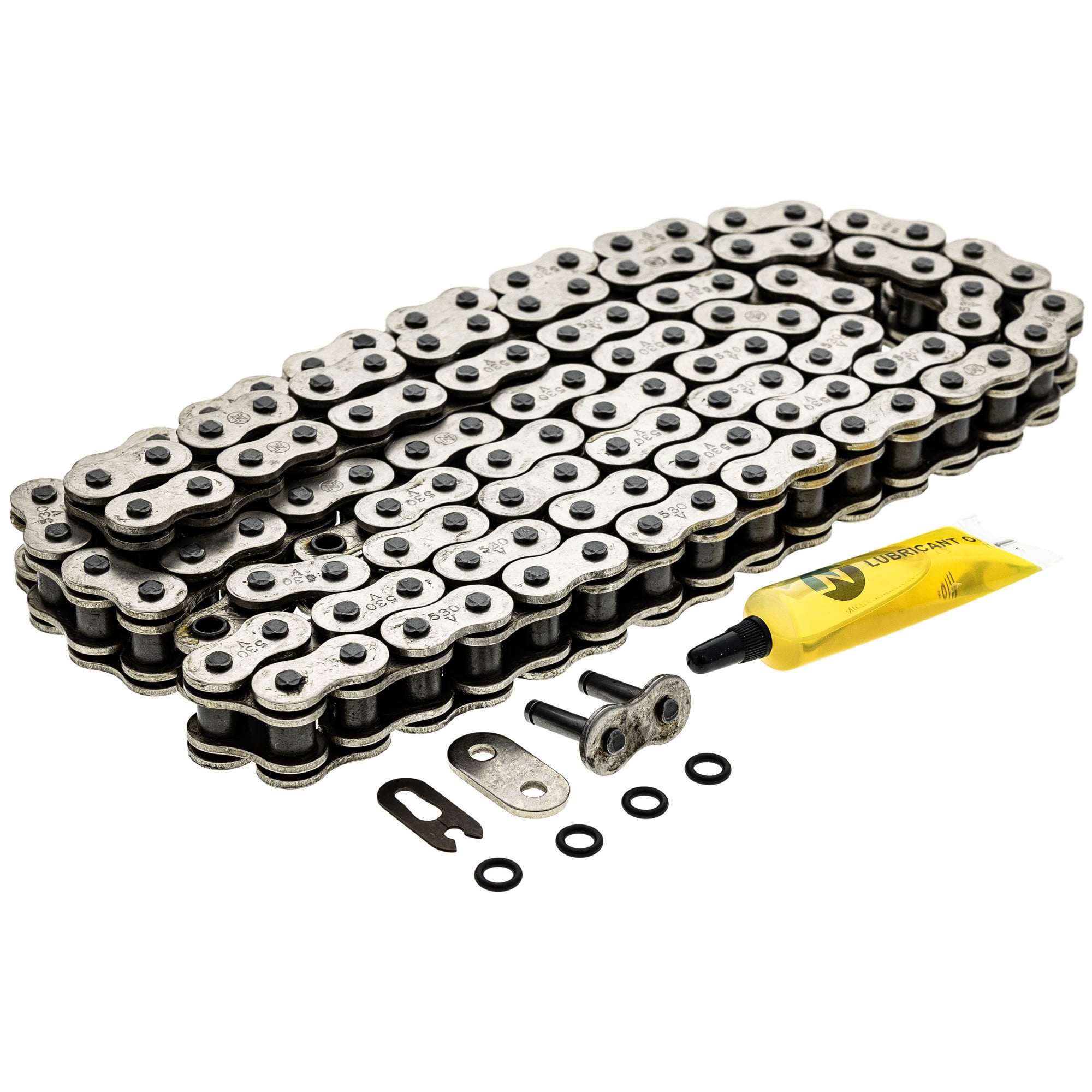 Drive Chain Link Spring Niche 530 Drive Chain 118 Links O-Ring With Master Link for Motorcycle ...