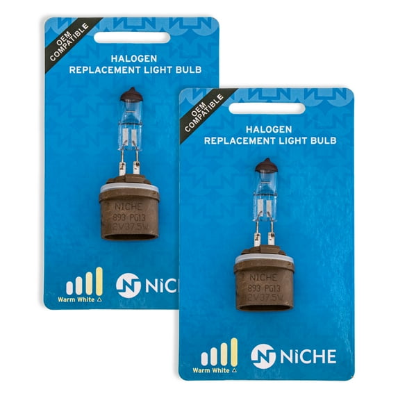 Niche 893 Headlight Bulb for Arctic Cat M5 0409-073 0409-045 ATV 2 Pack 519-CBL2225B