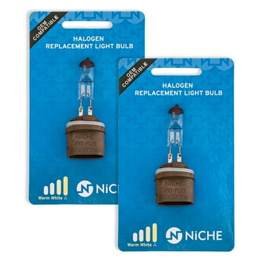 Niche 893 Headlight Bulb for Arctic Cat M5 0409-073 0409-045 ATV 2 Pack 519-CBL2225B
