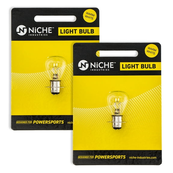 Niche A5659 Headlight Bulb High Low Beam for Yamaha DT1 Motorcycle 2 Pack 519-CBL2255B