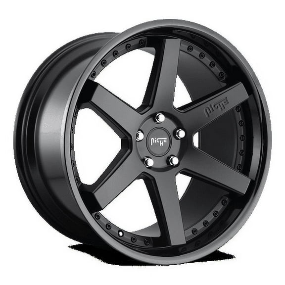 Niche Altair 18X8.5 Gloss Black Matte Black Wheel