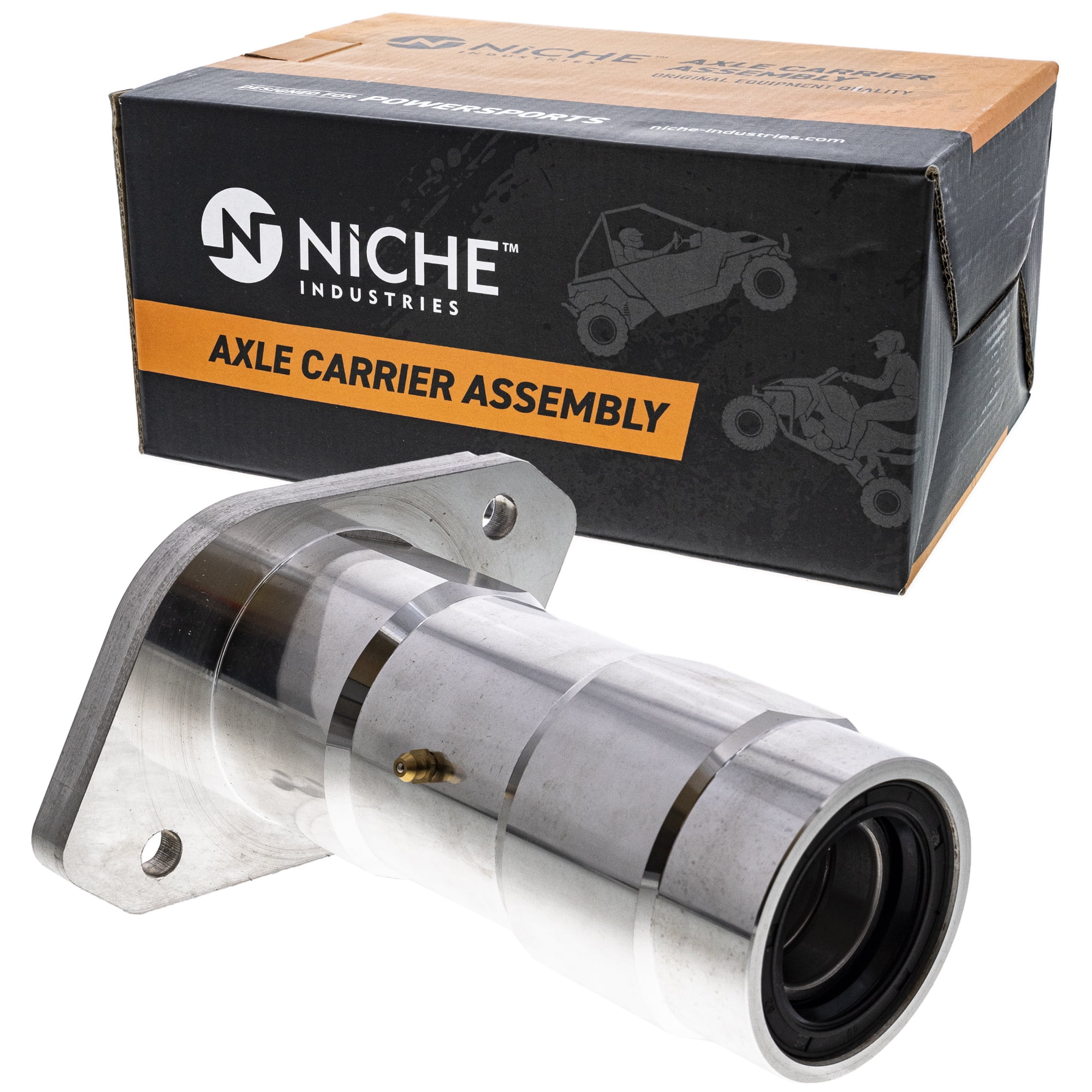 Twin Row Bearing Assembly NICHE Forged Billet Axle Bearing Carrier For Yamaha Raptor 700   Replacement For 1PE 25311 00 00 ATV Axle Replacement - Foto 4