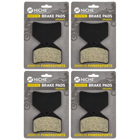 Niche Brake Pad Set Arctic Cat CrossFire Firecat Lynx 2000 Rear Organic 4 Pack 519-KPA2653D