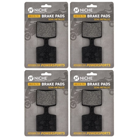 Niche Brake Pad Set Arctic Cat XF 6000 ZR 8000 9000 Rear Semi-Metallic 4 Pack 519-KPA2509D