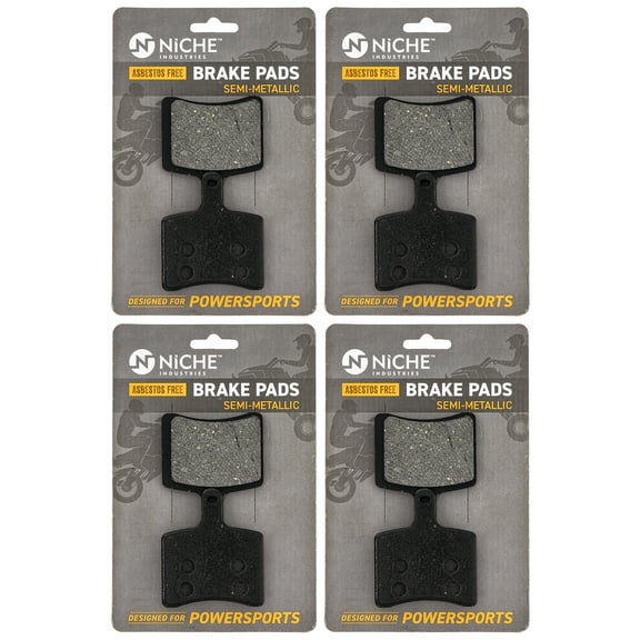 Niche Brake Pad Set Arctic Cat ZR 6000 ZR 600 3602-017 Rear Semi-Metallic 4 Pack 519-KPA2513D