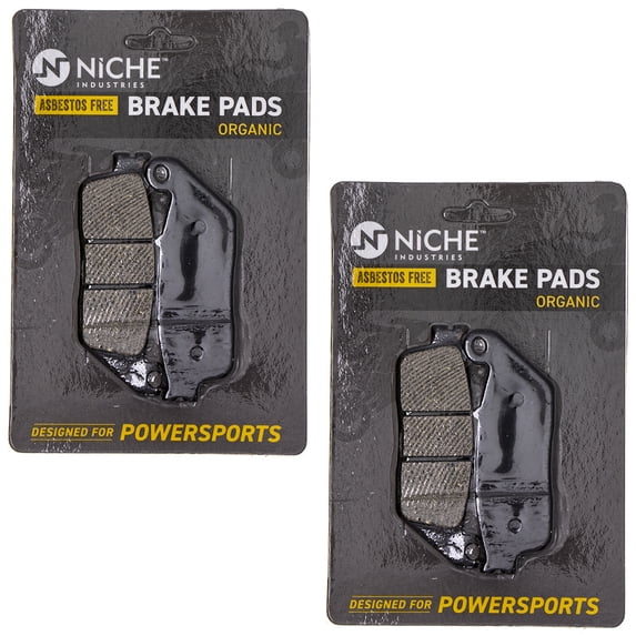Niche Brake Pad Set Honda CBR600F3 Hornet 599 06455-MAL-G01 Front Organic 2 Pack 519-KPA2565D