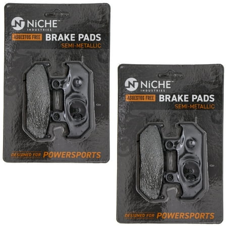 Niche Brake Pad Set Suzuki Burgman 650 400 69102-05890 Rear Semi-Metallic 2 Pack 519-KPA2455D